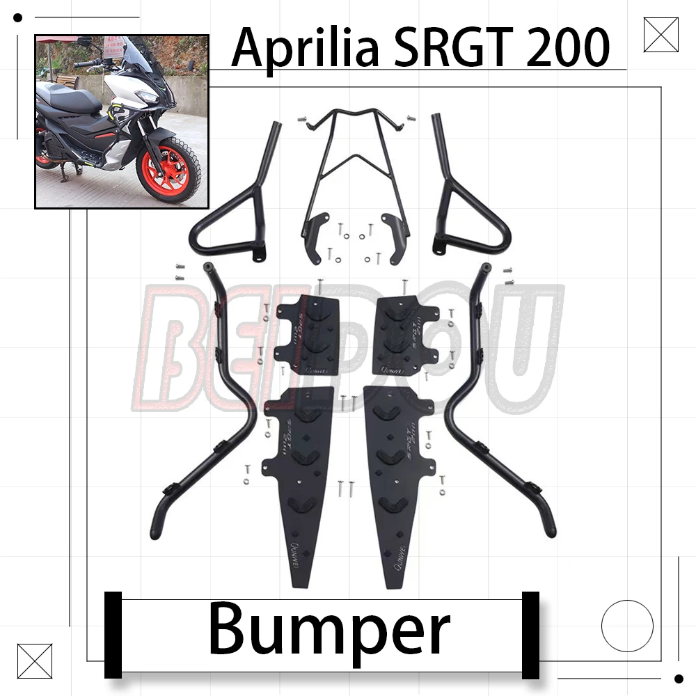 

Новый для Aprilia SR GT 200 SR GT 200 GT200, модифицированный бампер для мотоцикла, кронштейн для прожектора, защита от падения, защита от столкновений