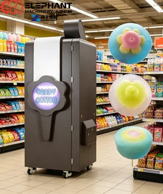 Cotton Candy Machine Cotton Candy Vending Machine Full Automatic Cotton Candy Machine