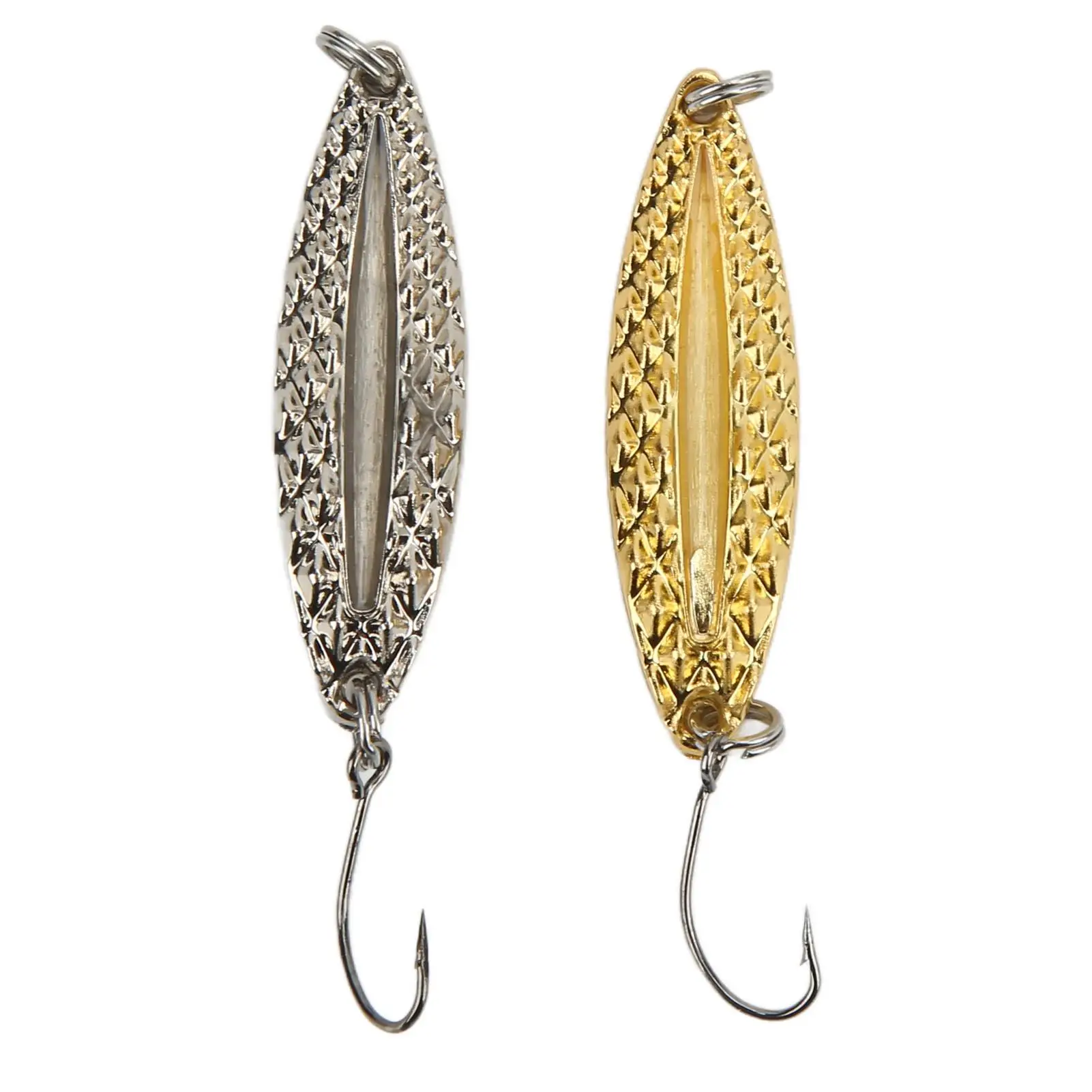 Zinc Alloy Leech Shape Freshwater Fishing Lure - Perfect for trout & for river Fishing