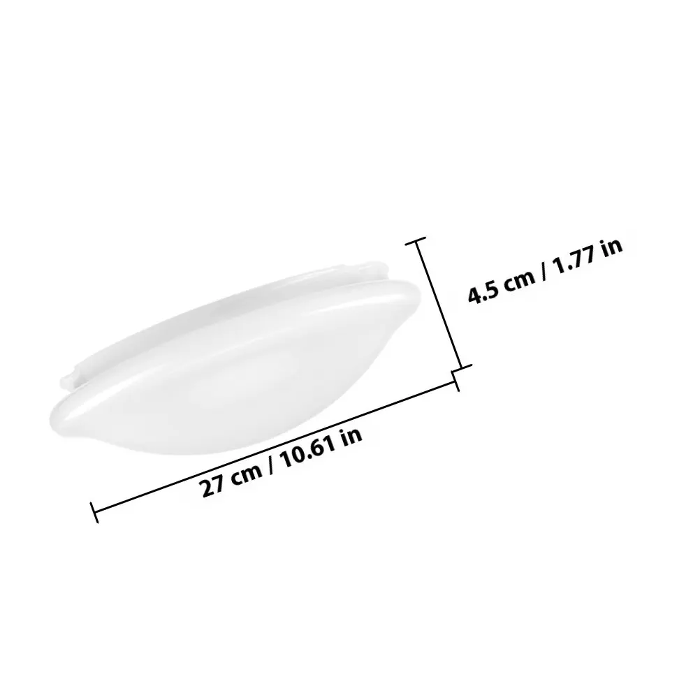 2pcs Round Plastic Ceiling Lamp Shade Replacement for Bedroom, Kitchen, Bathroom – Modern LED Light Cover