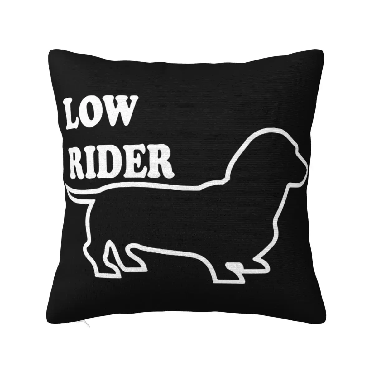 Low Rider Dachshund Weiner Dog Funny Top Graphic Letter Fresh Design Printing Newest Geek Casual Boy Surprise Pillow Case