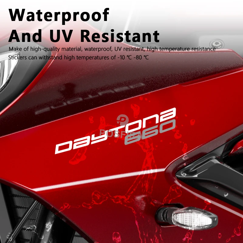 POSFIRA オートバイステッカー防水デカールトライアンフデイトナ 660 アクセサリー Daytona660 2024 2025 ビニールバイクステッカー