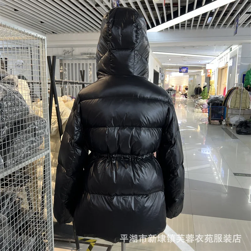 Fashion Goose Down Jacket for Women Autumn Winter New Slim Hooded Down Coats Korean Female Thicked Warm Short Parkas