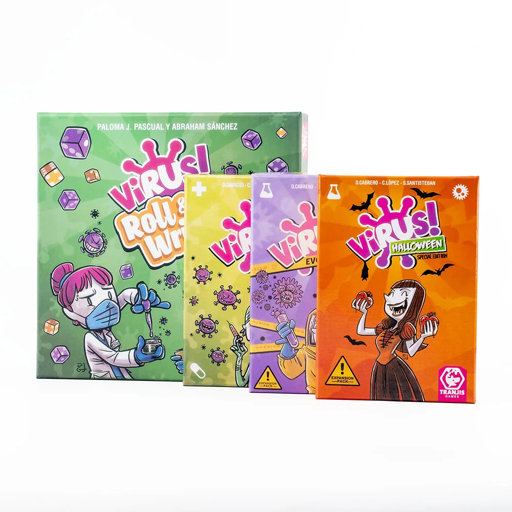 2026 وصول جديد فيروس مجلس بطاقة الألعاب النسخة الإسبانية الإنجليزية لعبة الحفلات للمتعة الألعاب العائلية الأكثر مبيعا