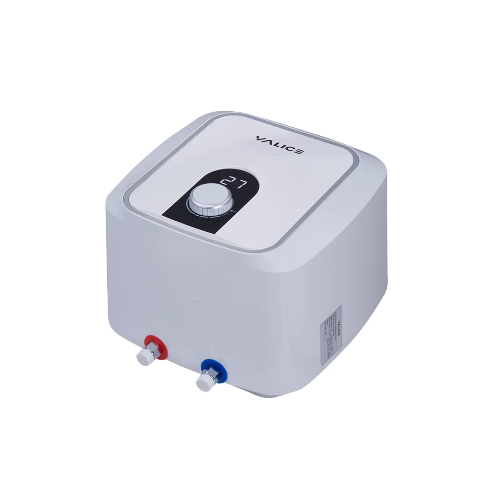 سخان مياه كهربائي مثبت على الحائط للاستخدام المنزلي والفنادق، تخزين مياه صغير مصنوع من البلاستيك