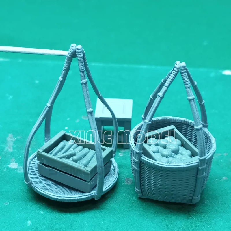 أبو بريص نموذج تجميع البلاستيك أطقم منمذجة 35GM0123 60 '~ 70's سايجون شارع الفاكهة والخضروات البائع مجموعة 1/35