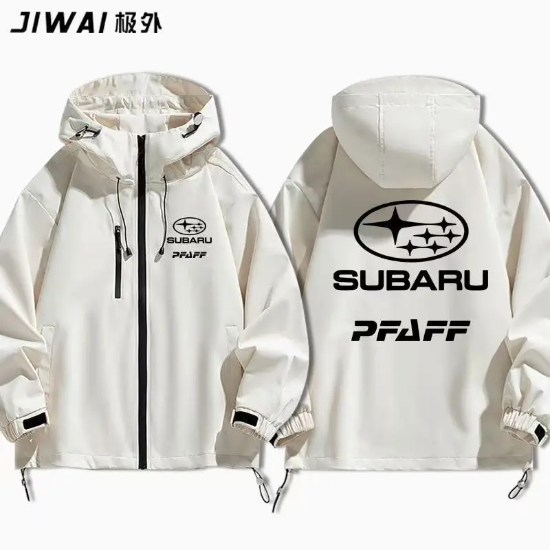 Subaru STI racing merchandise, fan clothing for autumn and winter casual jackets, men's and women's assault jackets, trendy tren