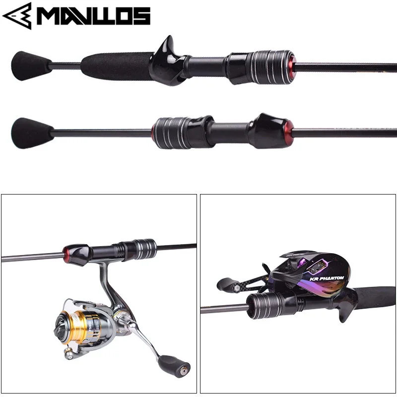 Imagem -04 - Mavllos Delicacy ul Fast Tip Casting Rod Lure Carbono Leve Bfs Hollow Mais Solid Tips Trout Spinning 0.6g 8g 26lb