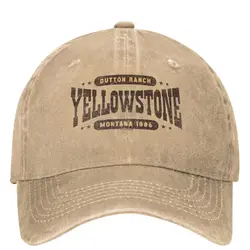 Montana 1886 Logo Baseball Cap Yellowstones Dutton Ranch Trendy Unisex Men Trucker Dad Hat Sunscreen Outdoor Sport Snapback Cap