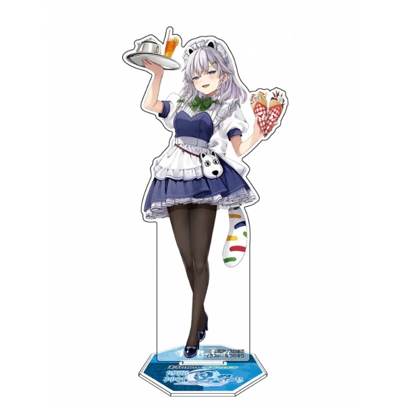Touhou Project Game Anime Character Acrylic Desk Stand Figure Ornament Double Sided Print With Holder Base Decor Keychain