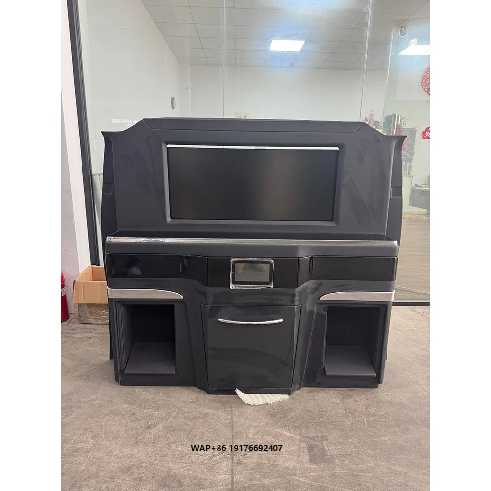 Elegant and Practical Interior Upgrade with Luxury Partition, Storage, Soundproofing, Premium Materials for Vito