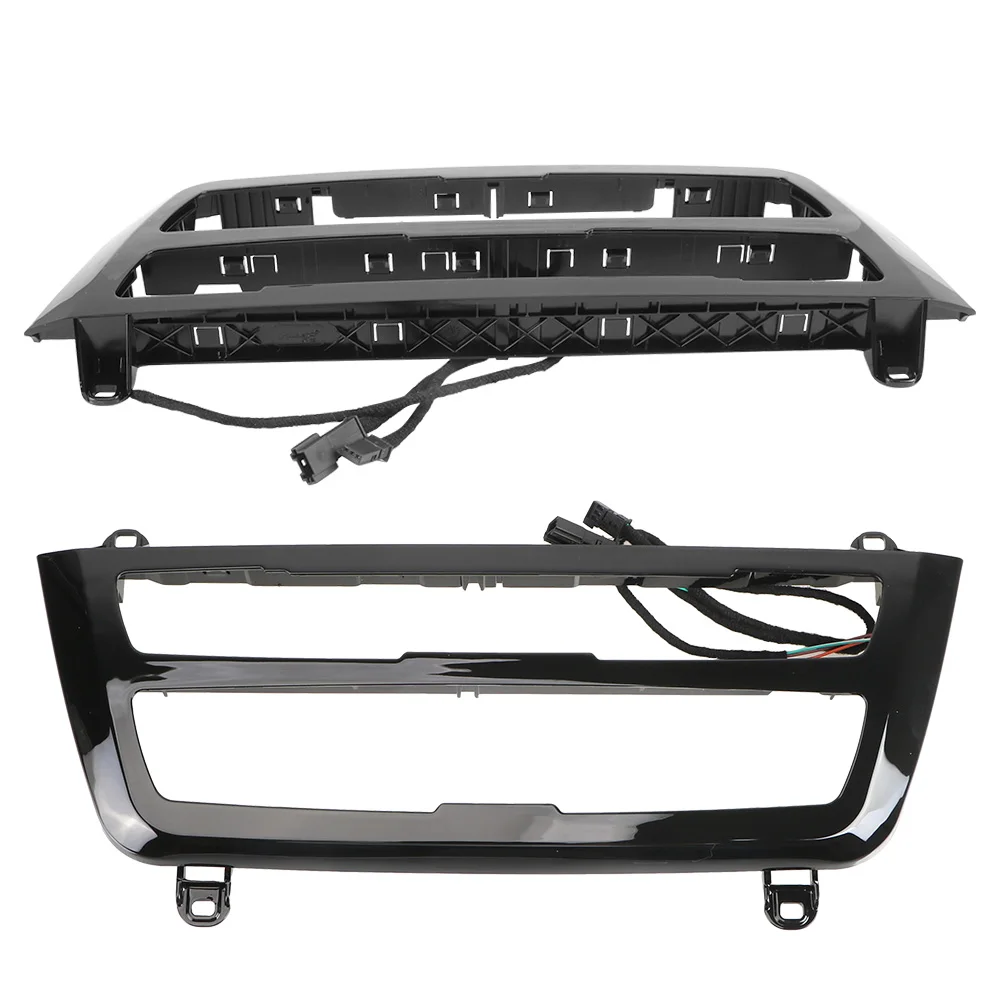 For BMW 3 & 4 Series Radio Trim Led Dashboard Atmosphere Light AC Panel Light F30 LCI with Blue and Orange Color Center Console