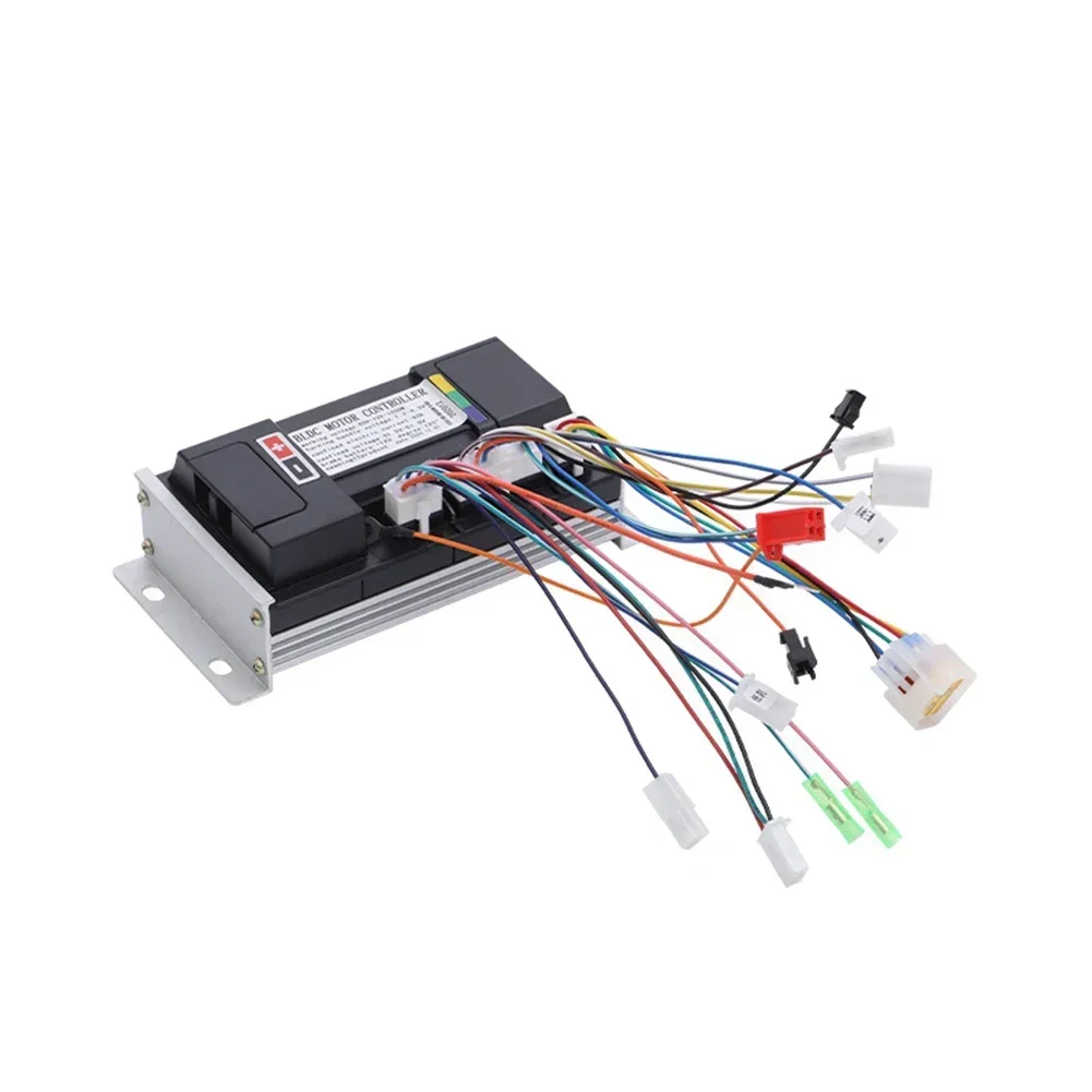 1pcs E-bike Brushless DC Controller 48V/60V/72V 50A 1500W Sinusoidal Electric Vehicle Motor Controller Aluminum Practical Tools