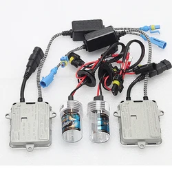 55W 12V Xenon Light Bulb Car Headlight H1 H3 H7 H11 9005 9006 4300k 6000k 8000k 10000k  HID Slim Ballast Xenon Headlamp Kit