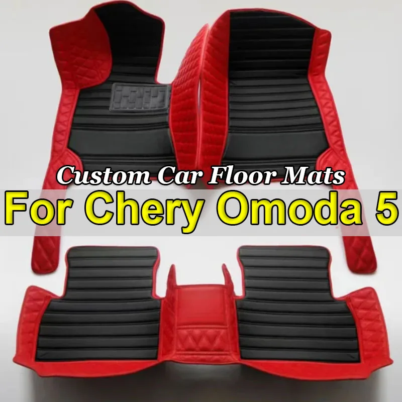 

Luxury Car Floor Mats For Chirey Chery Omoda 5 C5 Fownix FX 2022 2023 2024 Waterproof Pads Car Carpet Floor Mats Car Accessories