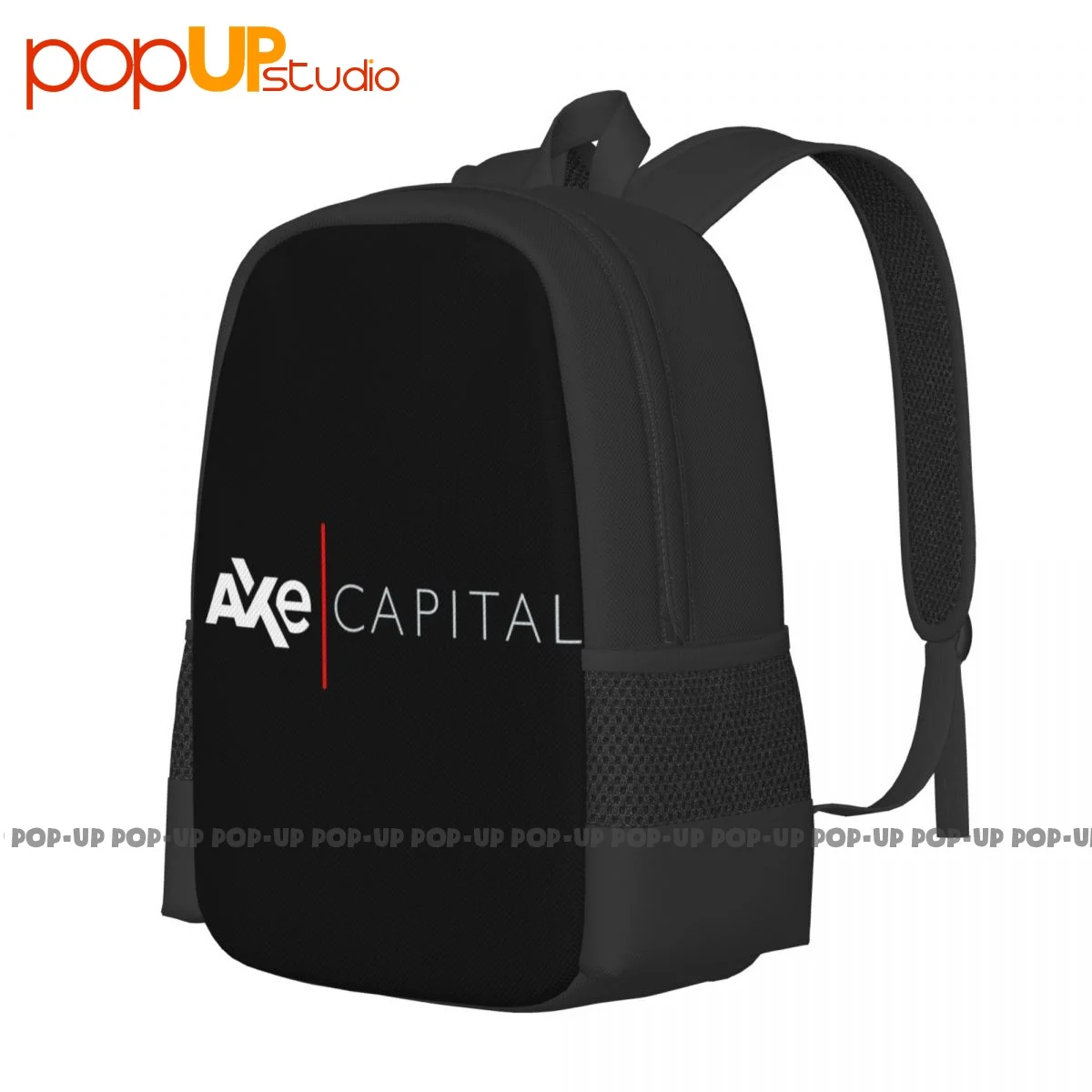 Billions Tv Show Axe Capital Corporate Logo Backpack Large Capacity School Swimming Gymnast Bag Multi-function