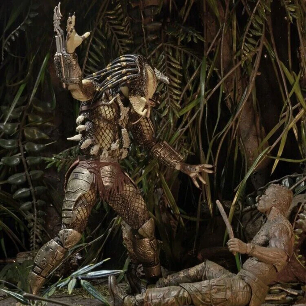 نموذج قابل للجمع من سلسلة NECA Predator Jungle Hunter مقاس 7 بوصة من سلسلة NECA PVC لهدايا الأولاد والرجال #2