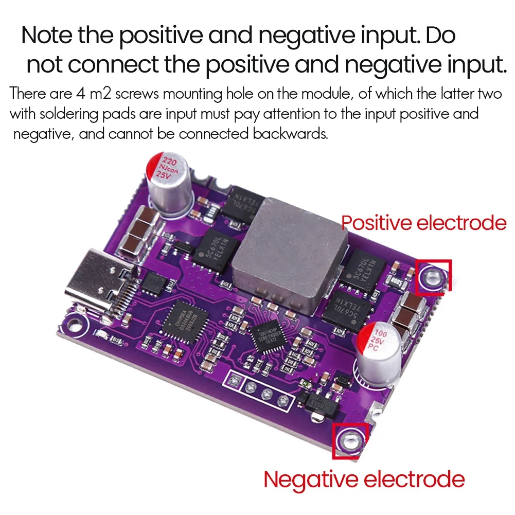 High Power 120W Two-Way Pd Fast Charging Module Power Bank Motherboard