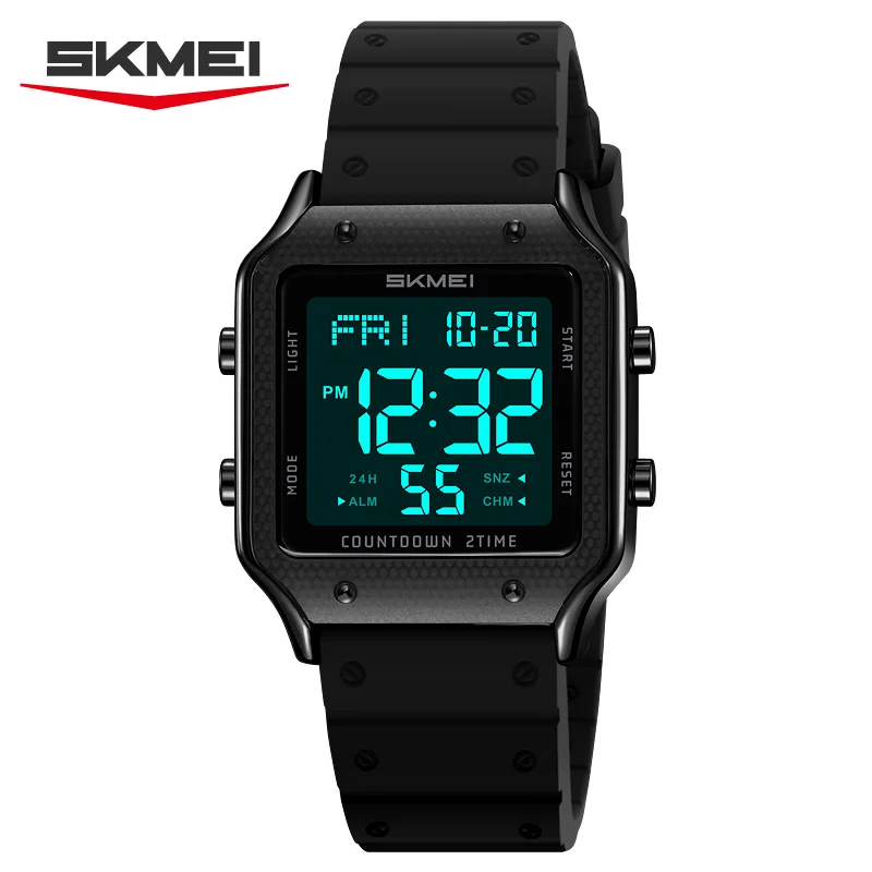 SKMEI 2526 Unisex Sport Digital Watch for Men Women Chrono Waterproof Electronic Men Wristwatches Alarm Countdown Reloj Hombre