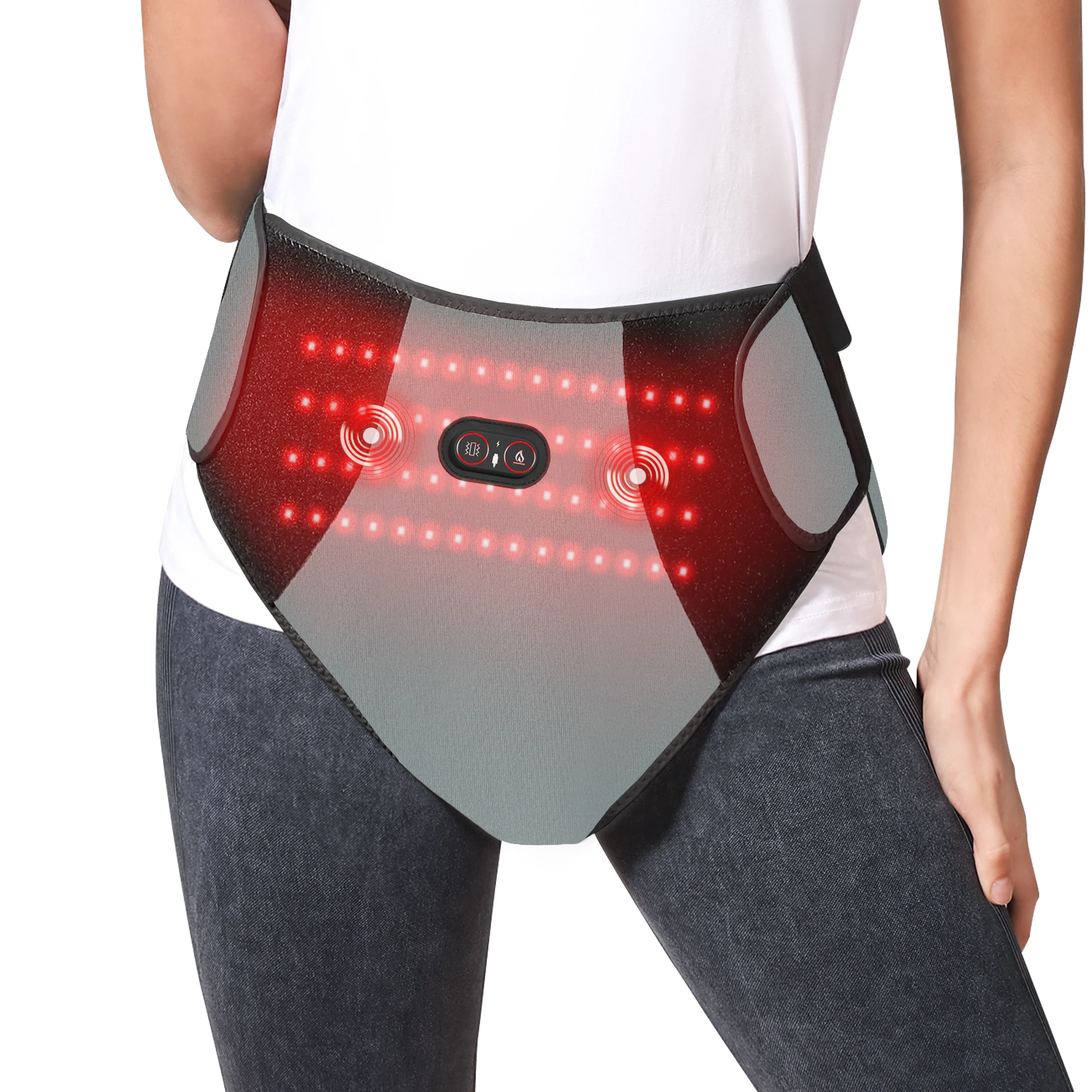 

Period Heating Pad Period Cramps Massager for Women 3 Vibration Heat Settings New Upgrade Menstrual Abdomen Pain Cramps Relief