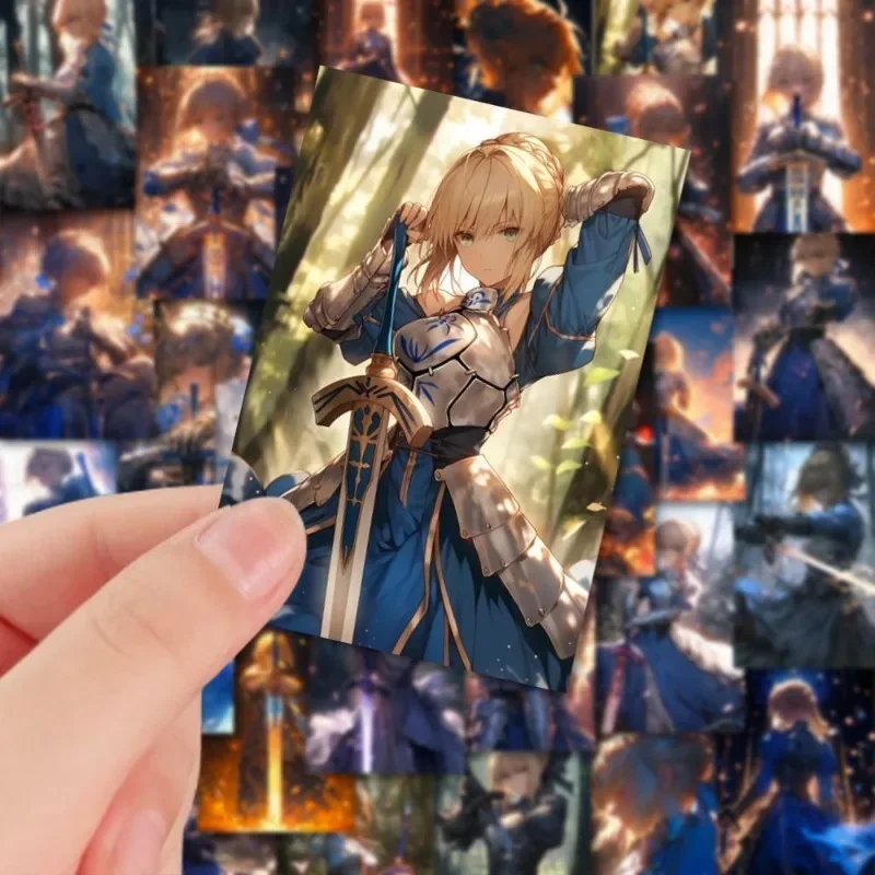 54 Sheets of Fate/Grand Order/stay Night Game Character Female Knight Saber Peripheral Stickers Waterproof Altria Pendragon