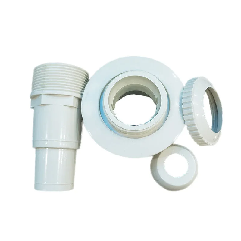 Pool Wall Return Jet Nozzle 1 5 Inch Plastic Bullseye Massage Eyeball Fitting For Swimming Pool SPA Accessories