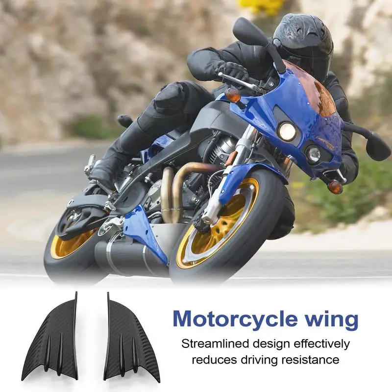 Motorfiets Zijspoiler Hoge Sterkte Aerodynamische Winglets Front Kuip Winglets Praktische Motorfiets Spoiler Motorfiets