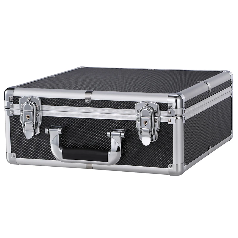 

Small high-end instrument key lock storage electrical tool box aluminum box