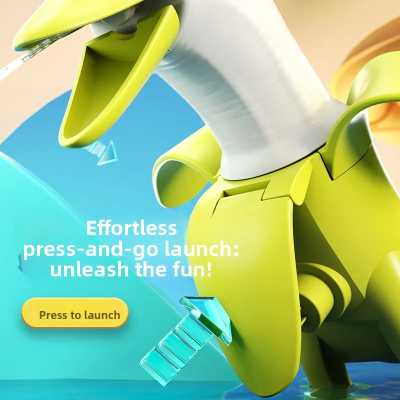 Pistolet na wodę w kształcie bananowej kaczki - Zabawka o dużym zasięgu i pojemności, pistolet na wodę dla dzieci do basenu i na plażę, akcesorium do łazienki