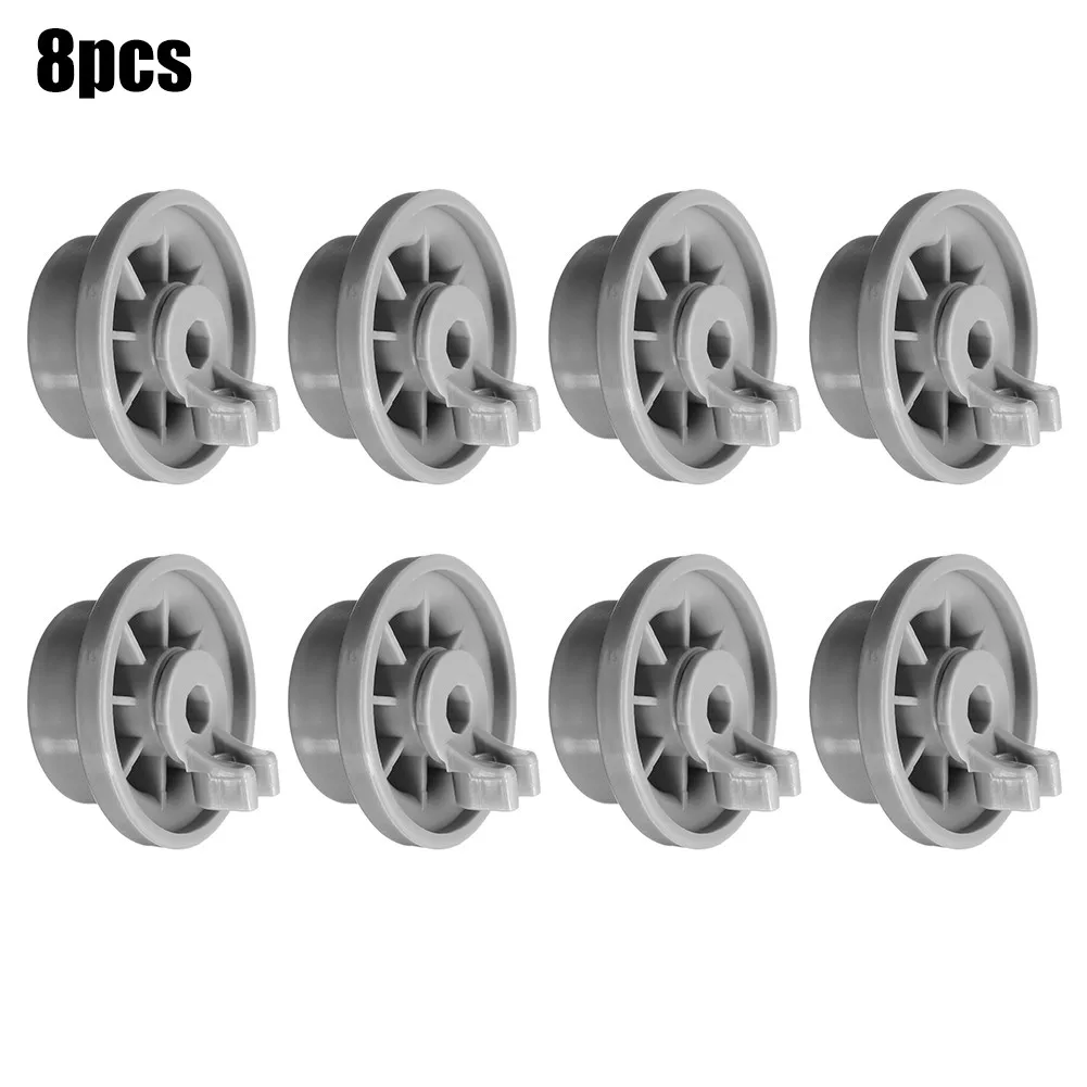 

8 Pack Dishwasher Wheels For Bosch Neff Spare Parts Rollers Lower Basket 165314 Dishwasher Rack Tires Wheels Replacement