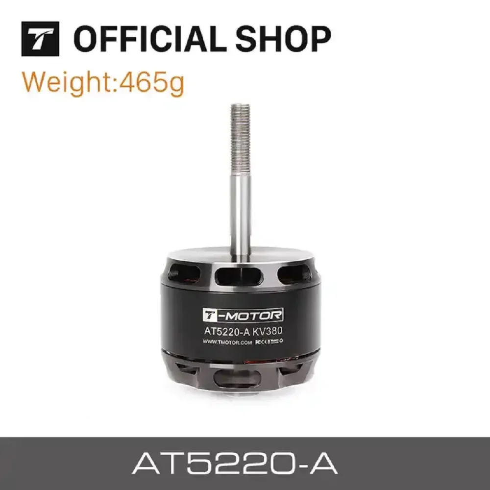 T-motor AT5220A AT 5220-A 20-25CC Airplane Fixed Wing Long Shaft Brushless Motor -KV220/KV380