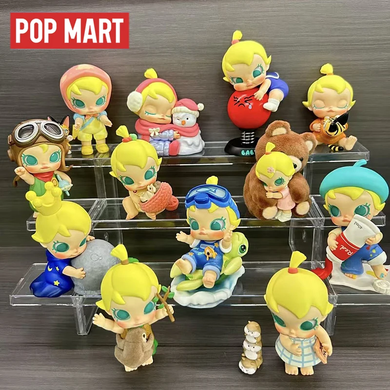 

POP MART Baby Molly My Huggable Discovery Series Blind Box Guess Bag Mystery Box Toys Doll Anime Figure Desktop Ornaments Cute