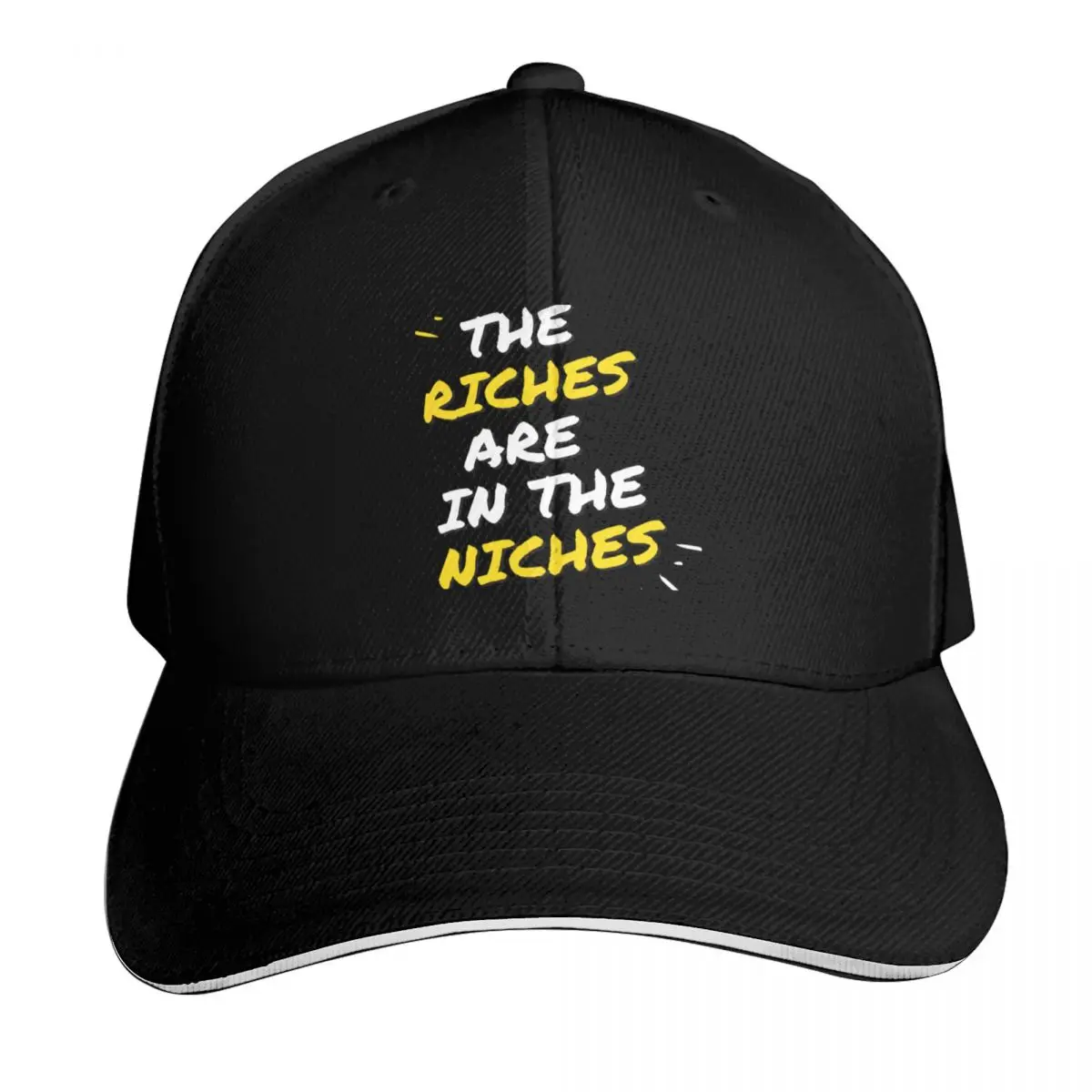

The Riches are in the Niches - Show your entrepreneur business spirt with this trending saying shirt Baseball Cap