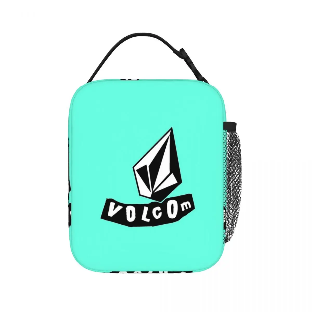 Volcom Logo (27) Lunch Bags Insulated Lunch Tote Waterproof Bento Box Resuable Picnic Bags for Woman Work Kids School