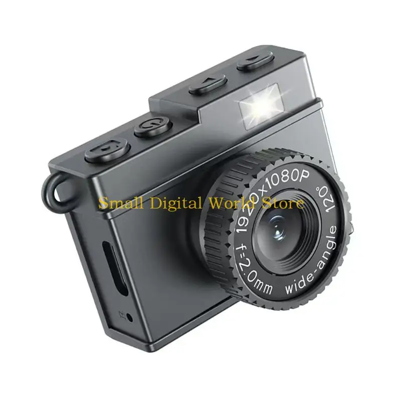 77UB Student Pocket Camera 120Degree Wide Angles Lens TF Card Slot Easy To Carry