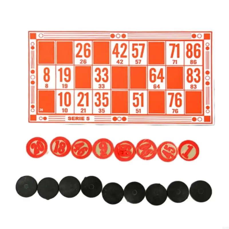 55kd Russisch Lottos Family Board Game Funny Party Strategie Bord Game Russian Lottos Game Supply Travel Bingos Set