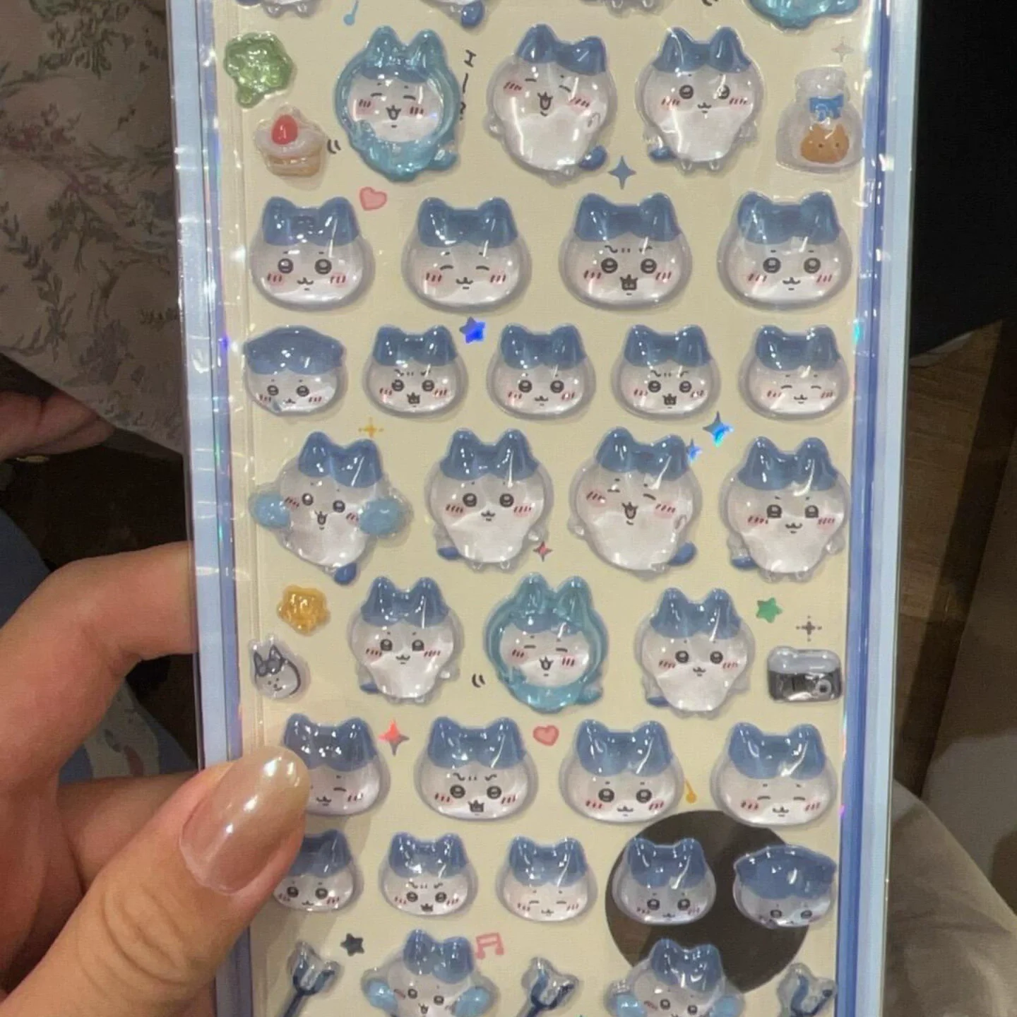 สติกเกอร์ 3 มิติ แบบนูน สติกเกอร์ DIY สำหรับสมุดภาพ แล็ปท็อป เคสโทรศัพท์ สติกเกอร์คริสตัล