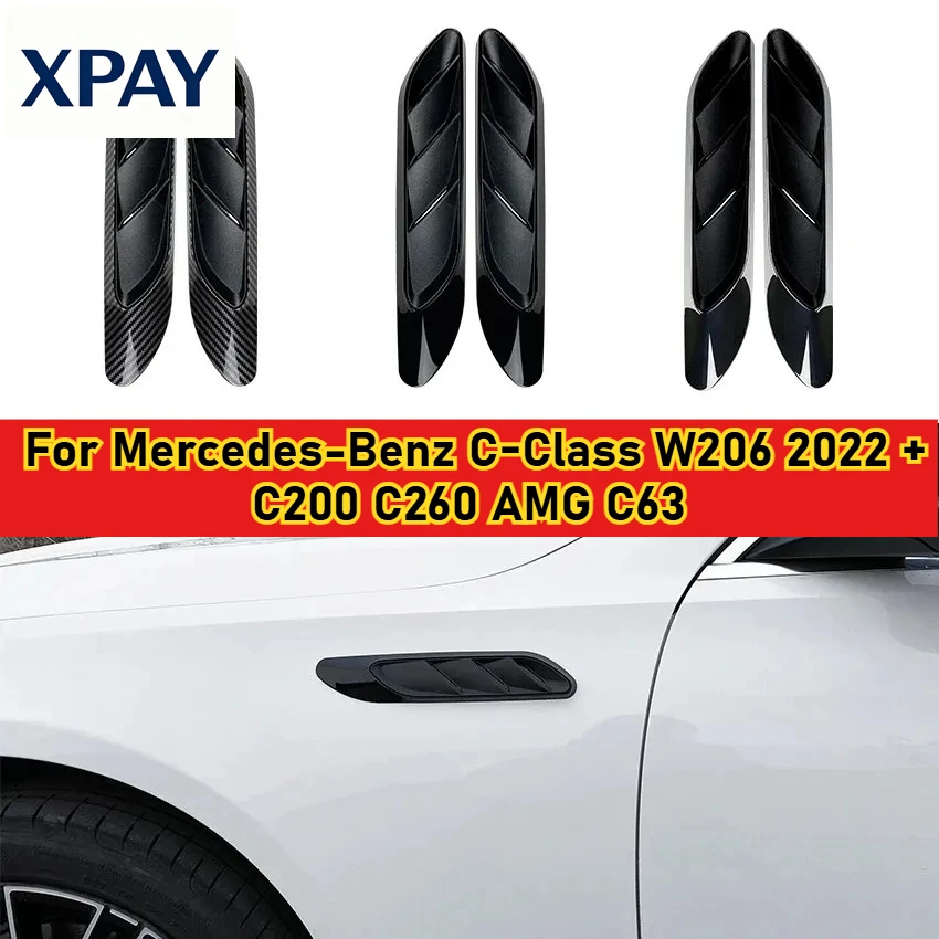 

Car New Suitable for Mercedes-Benz C-Class W206 2022 + C200 C260 AMG C63 Car Fender Out of Trend Car Sticker External Accessorie
