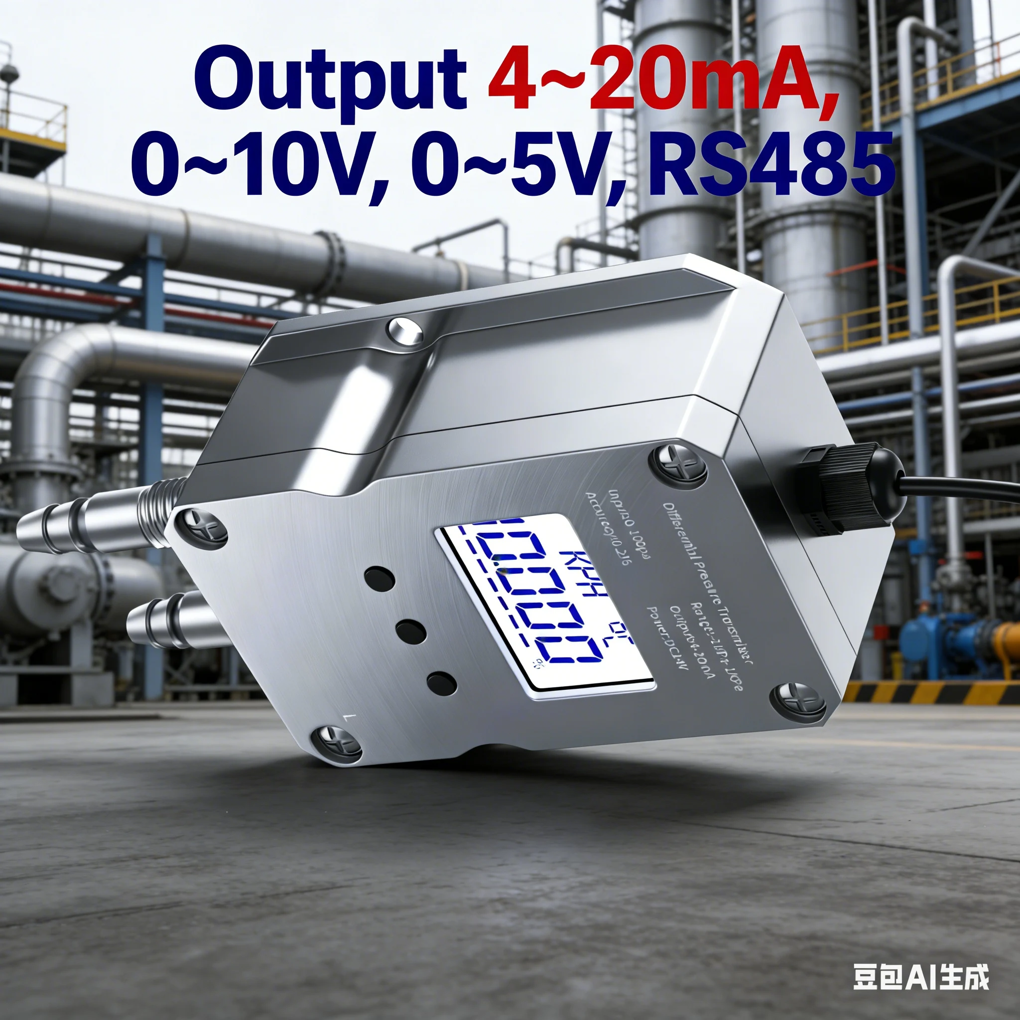 デジタル差圧伝送器-4-20ma-0-10v-0-5v-rs485-風圧センサー-0-50pa-0-100pa-0-200pa-0-2kpa