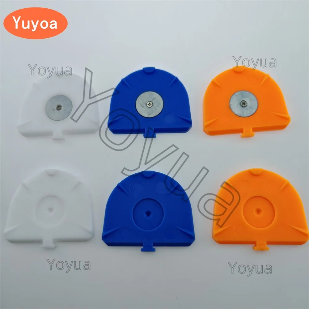 

30 PCS Dental Semicircle shape Amann Girrbach Plastic Plate Disposable With Metal Sheet Magnetic Base Recyclable On Pindex