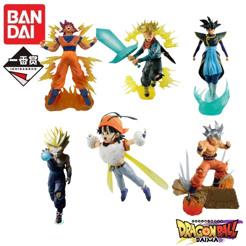 

In Stock 100% Original Bandai Ichiban Kuji Explosive Battle Goku Trunks Zamasu Anime Character Model Collectible Figurine