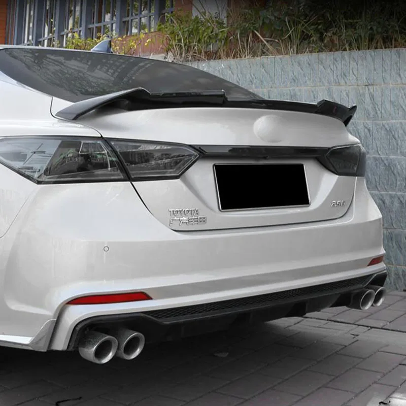 For NEW Toyota Camry Glossy Black Spoiler Accessories ABS Plastic CAR Trunk Tail Wing Body Kit 2018-2023 Year