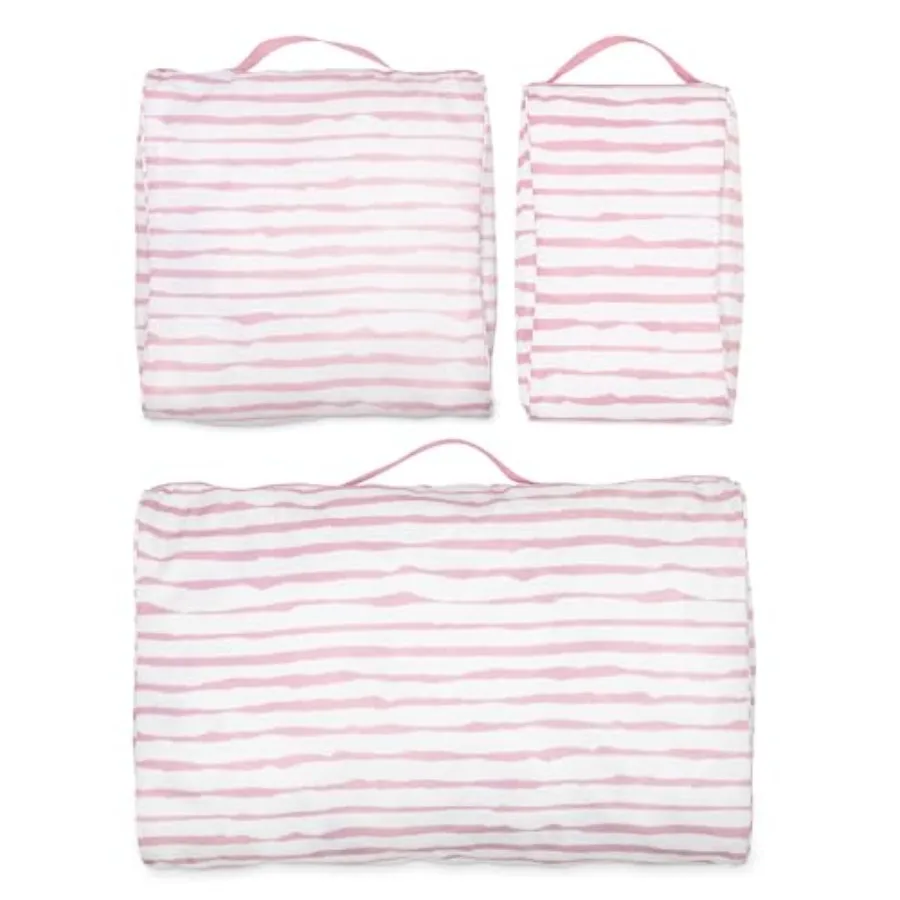 

Set of 3 Packing Cubes for Suitcase, Travel Organizers Small, Medium, Large with Handles