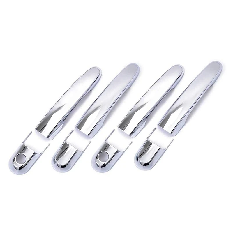 Highly Recommended Chrome Door Handle Car Door Wrist Cover Trim For Tucson 2004 2005 2006 2007 2008 2009 2010 Car Access