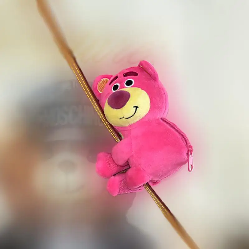 ぬいぐるみバッグぬいぐるみ小銭入れステッチくまのプーさんカップルかわいいバックパックペンダント漫画のおもちゃキーホルダー子供のギフト