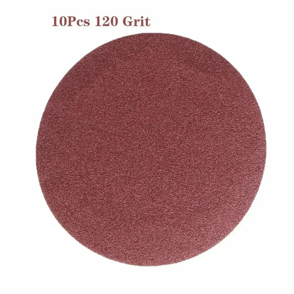 10pcs 5inch 125mm Sanding Discs Hook Loop Sandpaper Abrasive 40-2000Grit Round Shape Disk Sand Sheets Sandpaper For Polishing