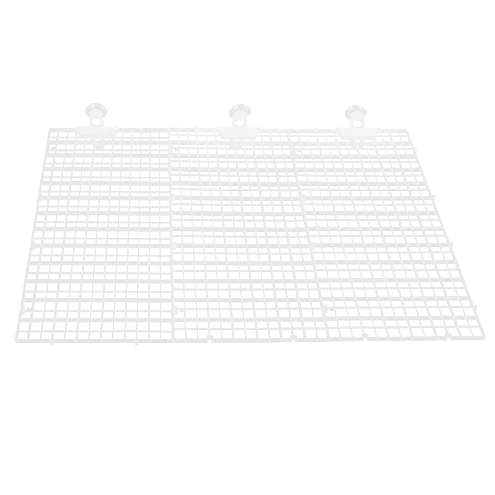 

1 set 3 Pieces Fish Tank Divider PVC Aquarium Isolation Mesh with 10 Suction Fish Tank Supplies Cups for Breeding Pet Supplies