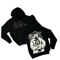 TRENDING 2025 New Men's Sdl Blue Strips x Asalii Black Hoodie SDL Hoodies Collection Asalii Streetwear Hoodie Style Gifts