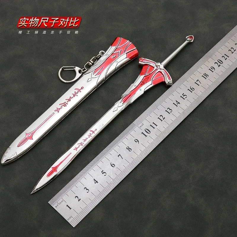 Anime Cavaleiros Periféricos da Távola Redonda, Espada Clarent, Sabre Mordred FATE, Coleção Toy Crafts, Equipamentos de Decoração, 1:6, 22cm