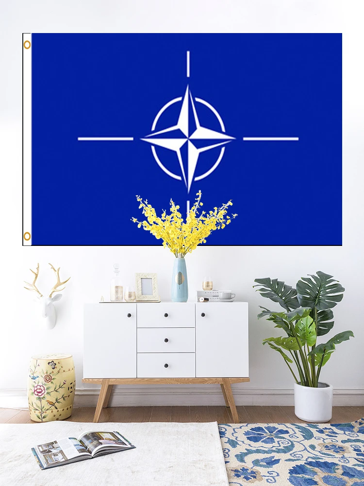 150X90CM North Atlantic Treaty Organization OTAN NATO Nato Flag